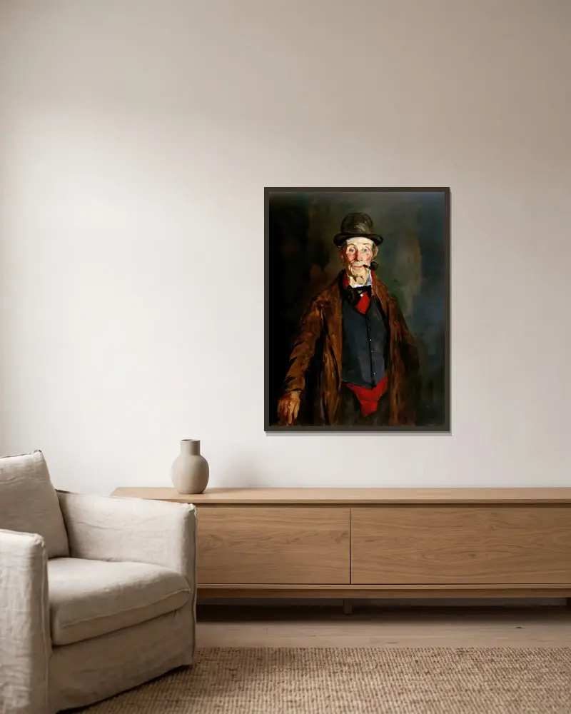Mein Freund Brien von Robert Henri gerahmt an einer Wand
