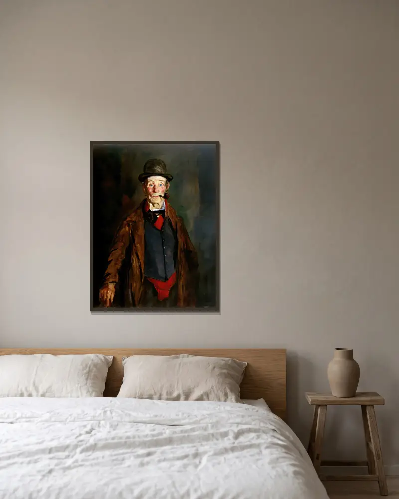 Mein Freund Brien von Robert Henri gerahmt an einer Wand