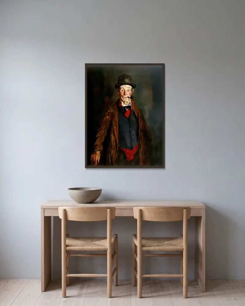 Mein Freund Brien von Robert Henri gerahmt an einer Wand