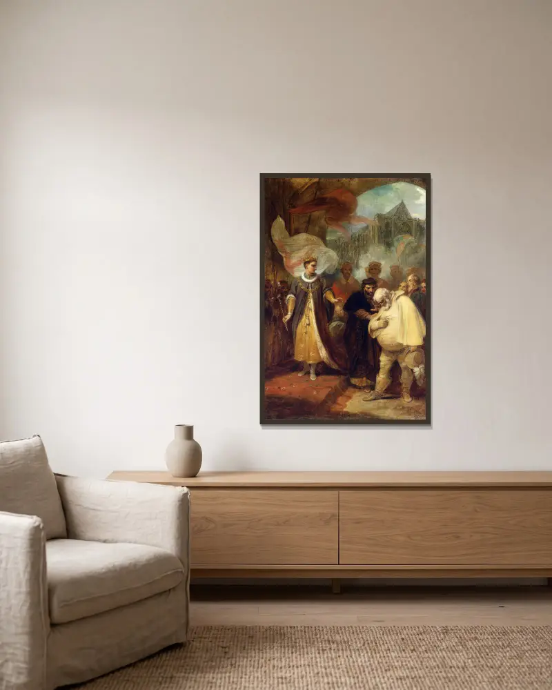 Falstaff pokárán, Robert Smirke v rámu na stěně