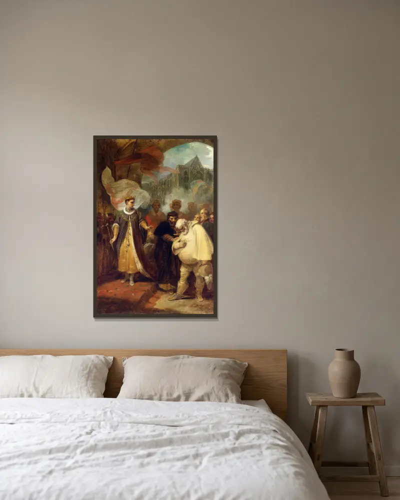 Falstaff pokárán, Robert Smirke v rámu na stěně