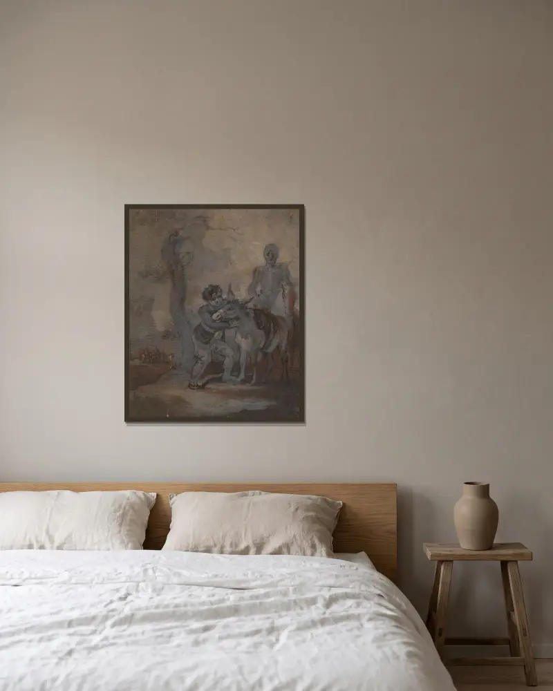 Eine aus Illustrationen zu Shakespeare – Nr. 17 von Robert Smirke gerahmt an einer Wand