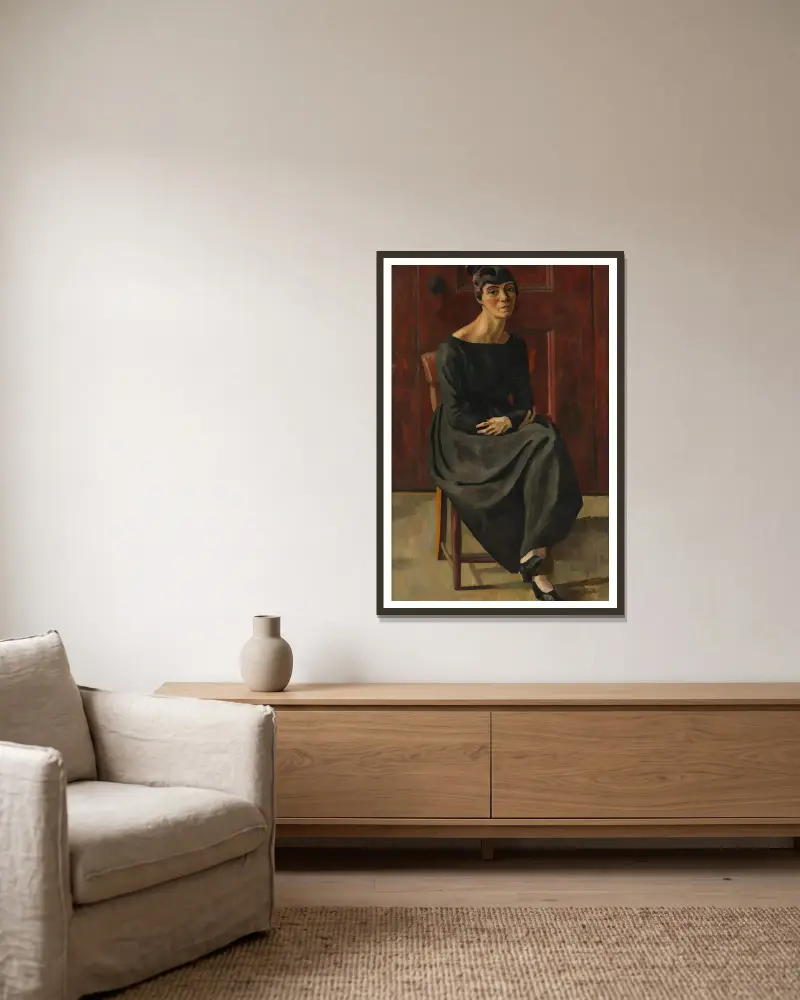 Gabrielle Soëne, Roger Fry v rámu na stěně