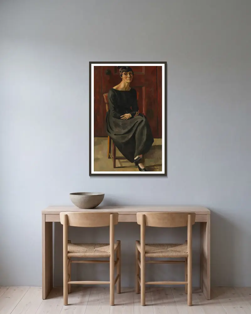 Gabrielle Soëne, Roger Fry v rámu na stěně