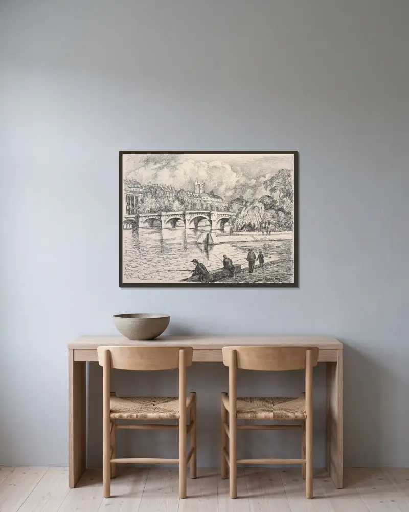 Most, Roger Fry v rámu na stěně
