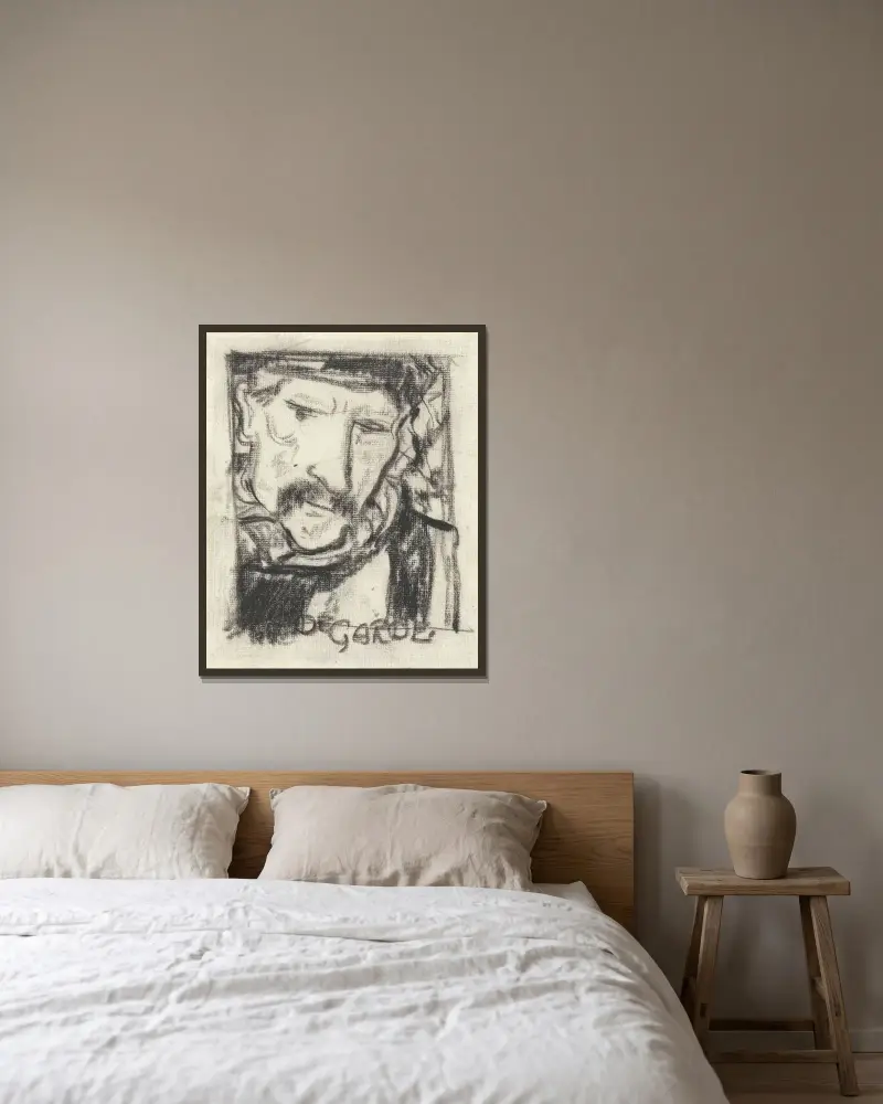 De Garde av Richard Nicolaüs Roland Holst inramad på en vägg