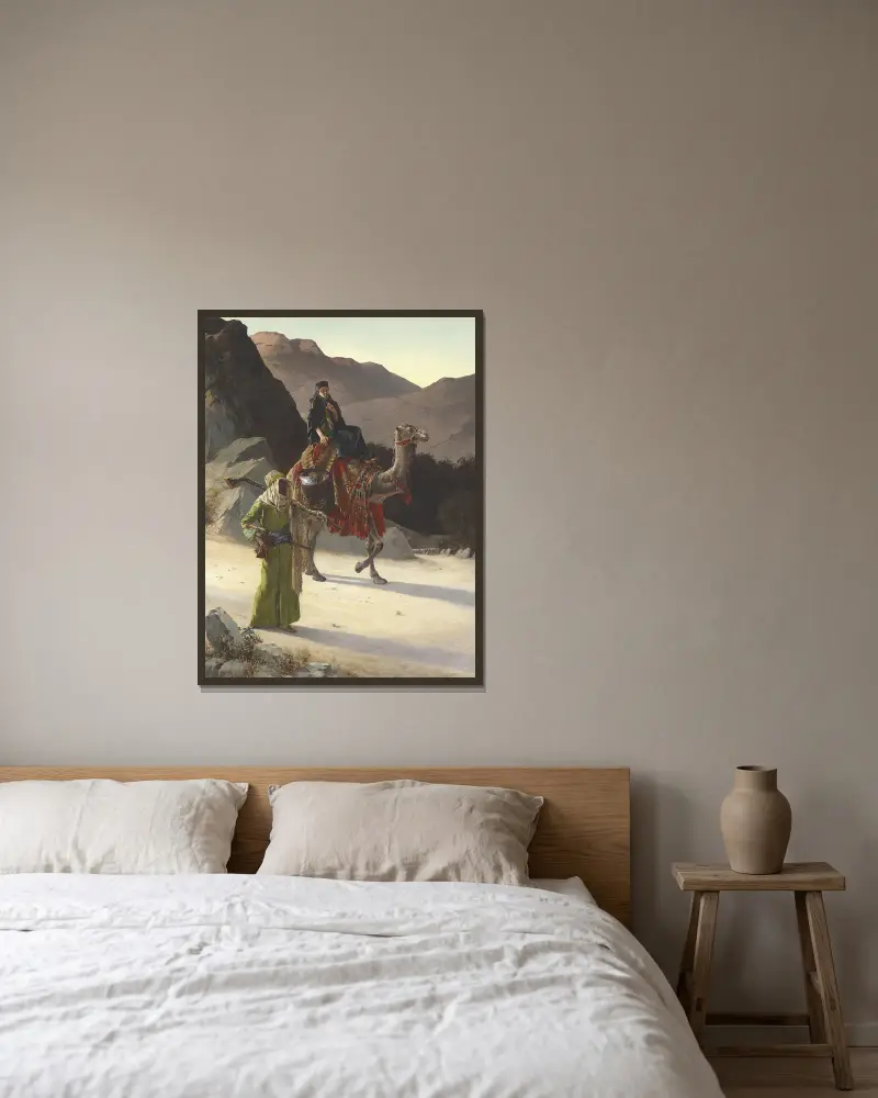 Doprovod, Rudolf Ernst v rámu na stěně
