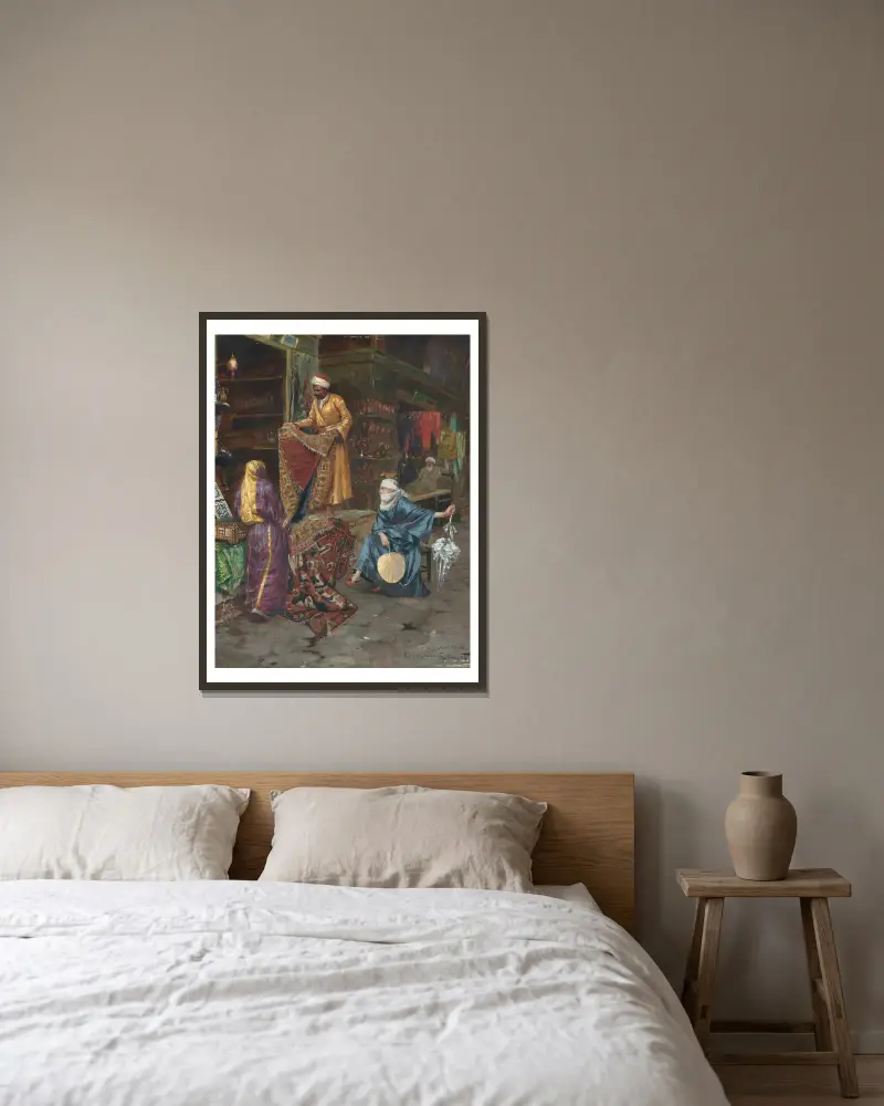 Sprzedawca dywanów, Rudolf Ernst w ramie na ścianie