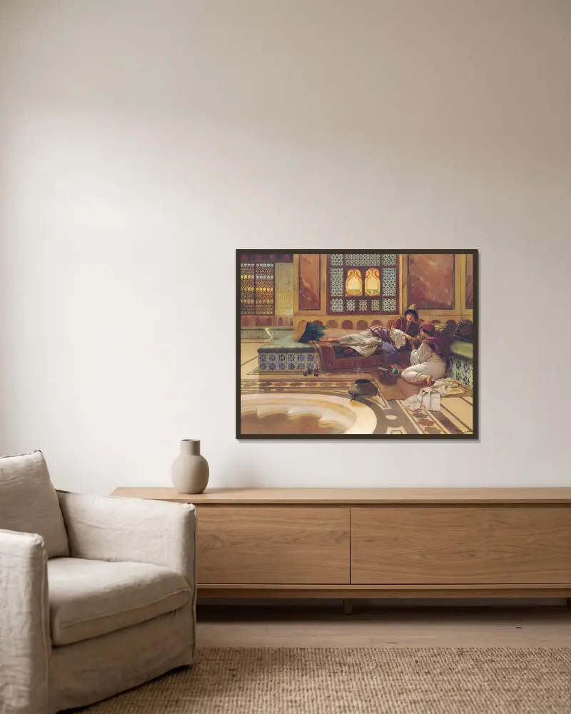 Manikiur, Rudolf Ernst w ramie na ścianie