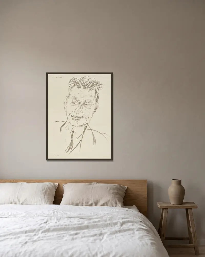 Julius Meier-Graefe, 1925, Rudolf Grossmann w ramie na ścianie