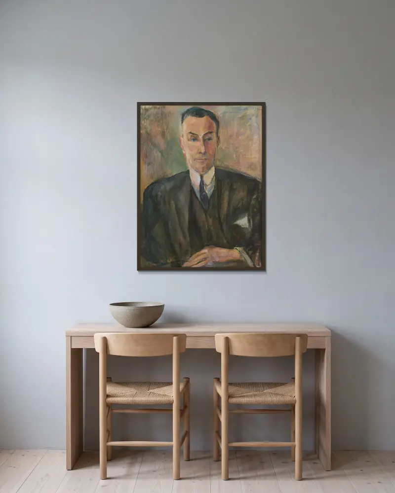 Mario Arbini, Rudolf Grossmann v rámu na stěně