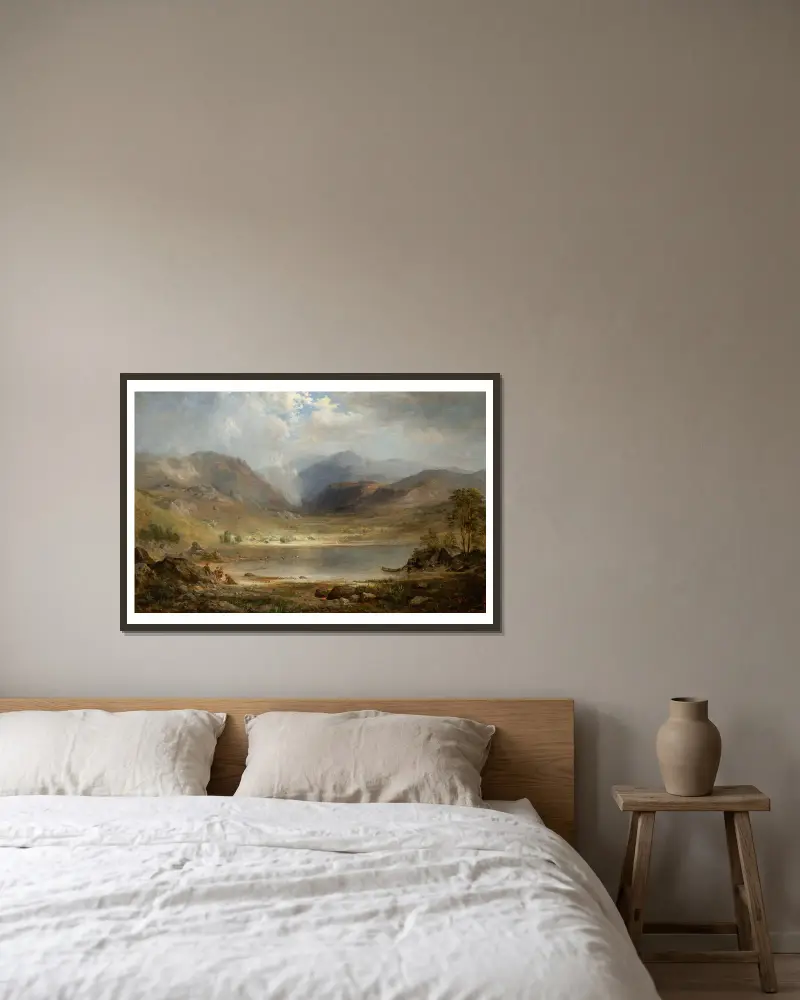 Loch Long, 1867 – Nr. 1, Robert S. Duncanson w ramie na ścianie
