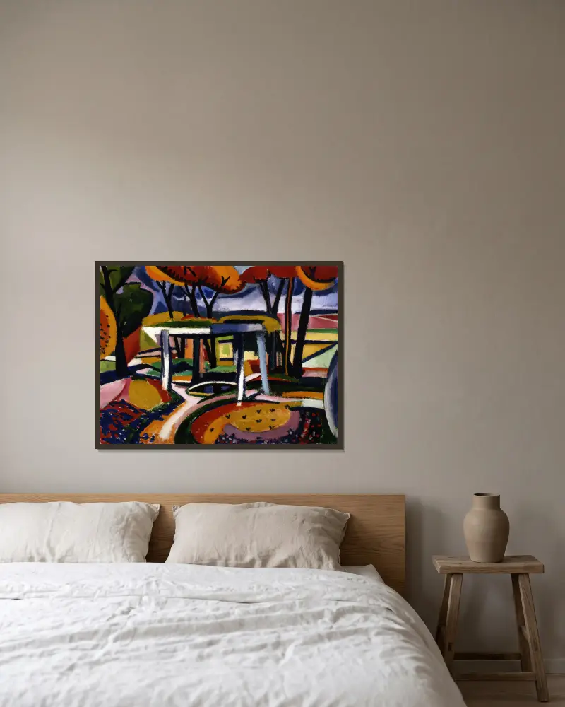 Décor Slav, Henry Lyman Saÿen v rámu na stěně