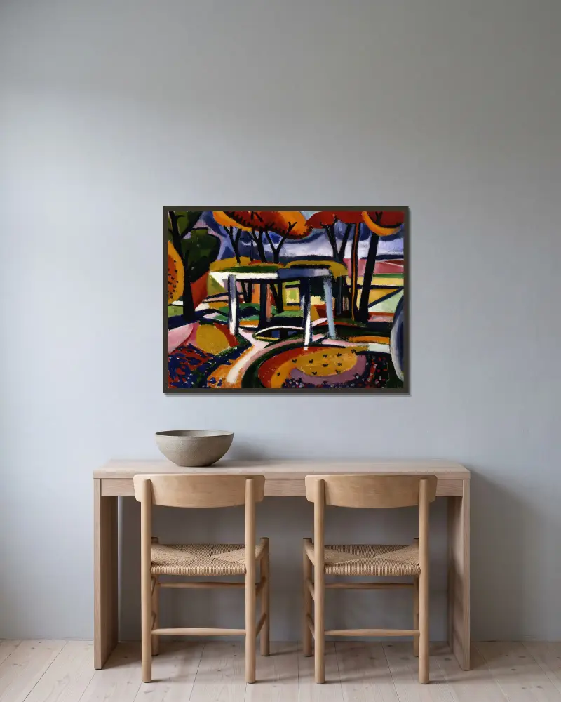 Décor Slav, Henry Lyman Saÿen v rámu na stěně