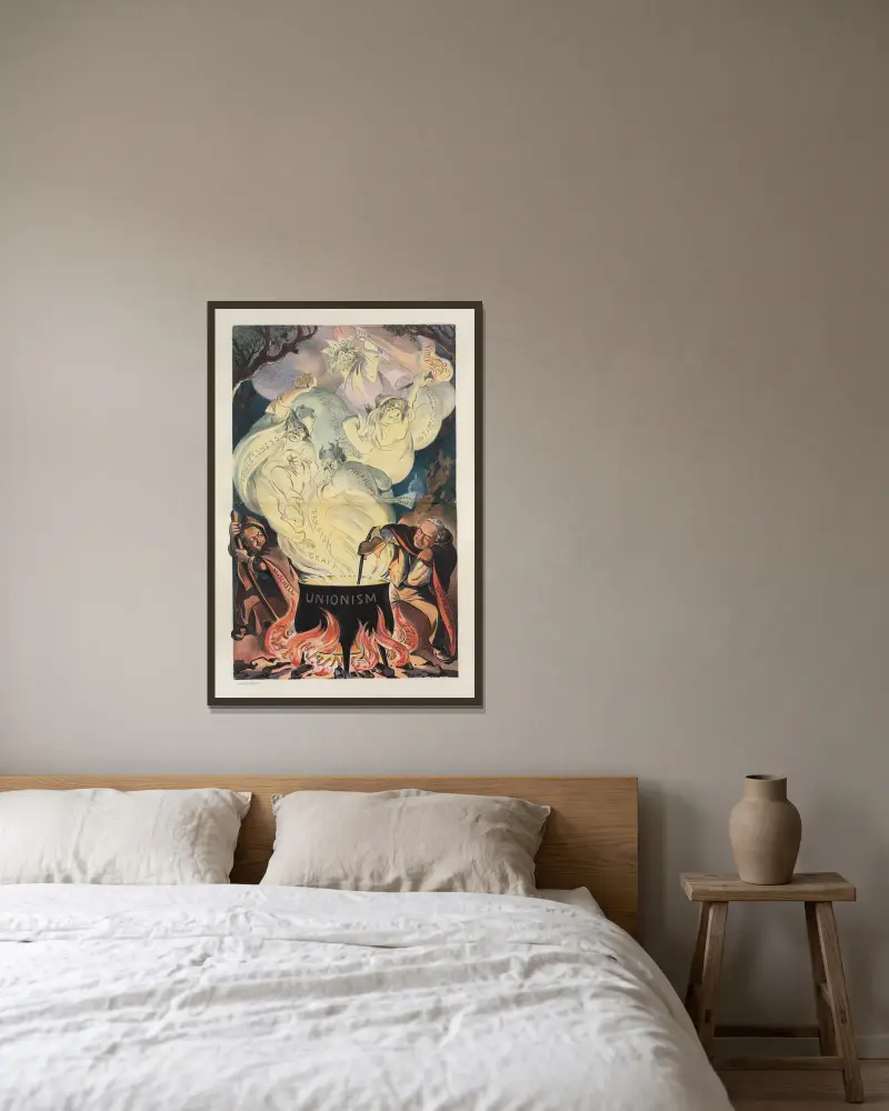 Ein gefährlicher Trank von Samuel Ehrhart gerahmt an einer Wand