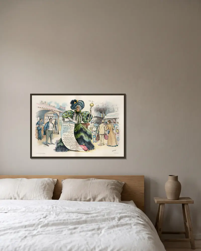 Ursache und Wirkung von Samuel Ehrhart gerahmt an einer Wand
