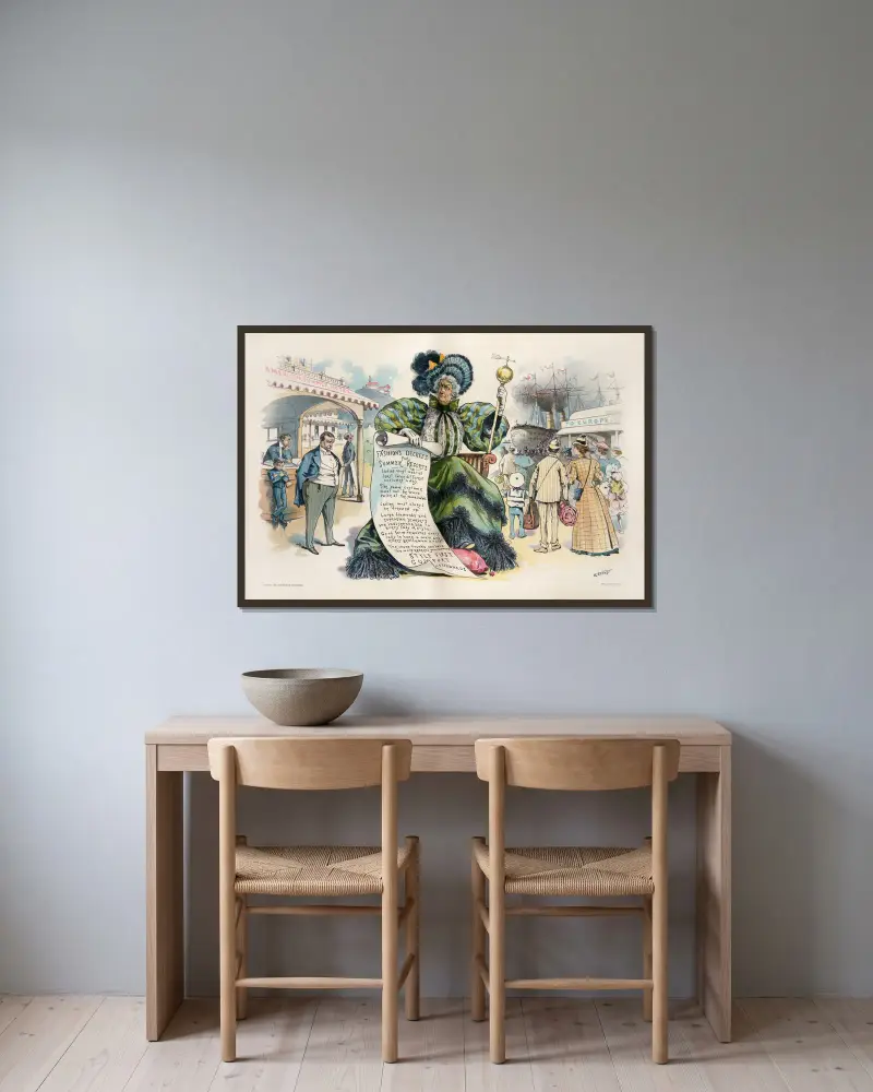 Ursache und Wirkung von Samuel Ehrhart gerahmt an einer Wand