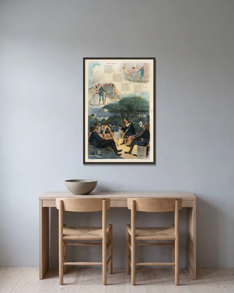 Aus den Reihen von Samuel Ehrhart gerahmt an einer Wand