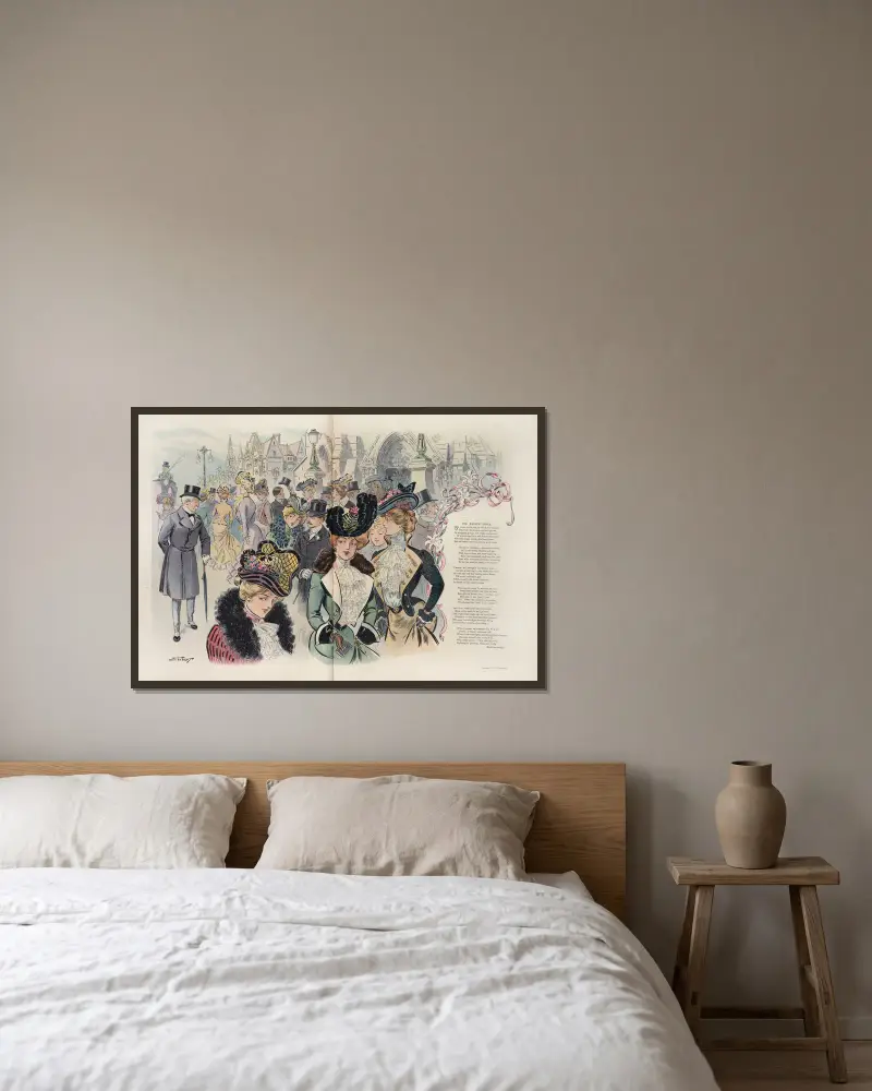 Wielkanocne dziewczęta, Samuel Ehrhart w ramie na ścianie