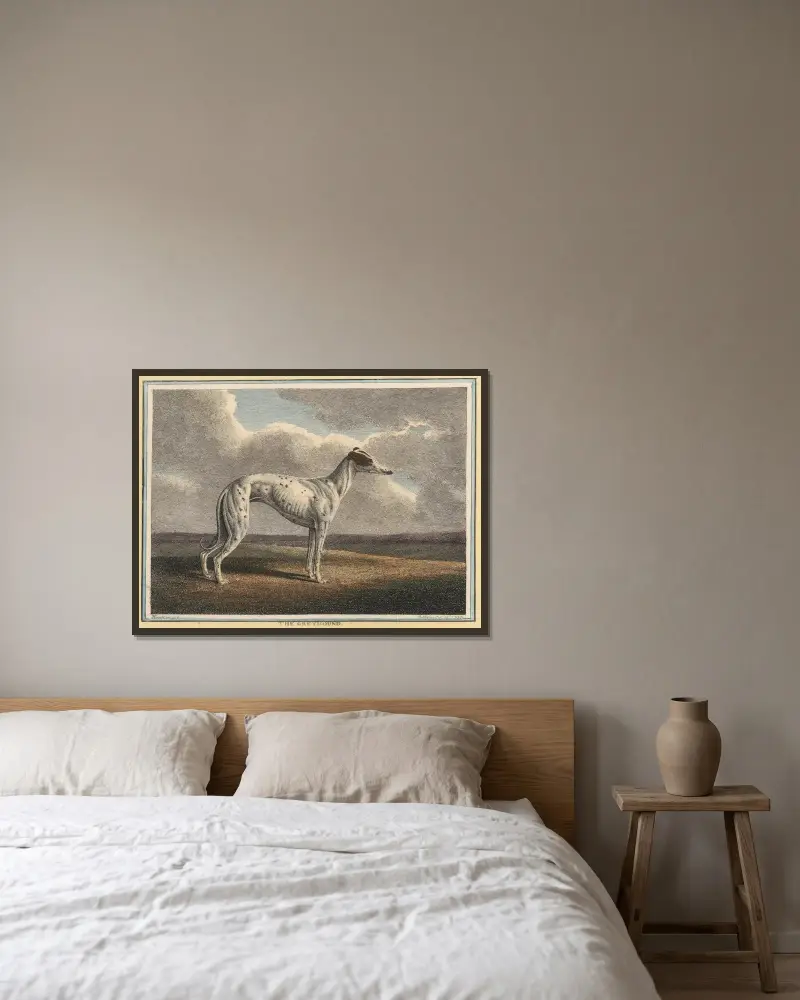 The Greyhound, Samuel Howitt w ramie na ścianie