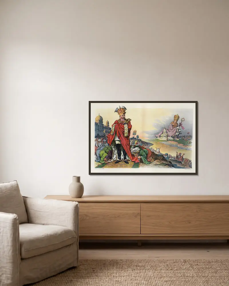 A modern crusade without fire and sword; – will it end in a rival establishment av John Samuel Pughe inramad på en vägg