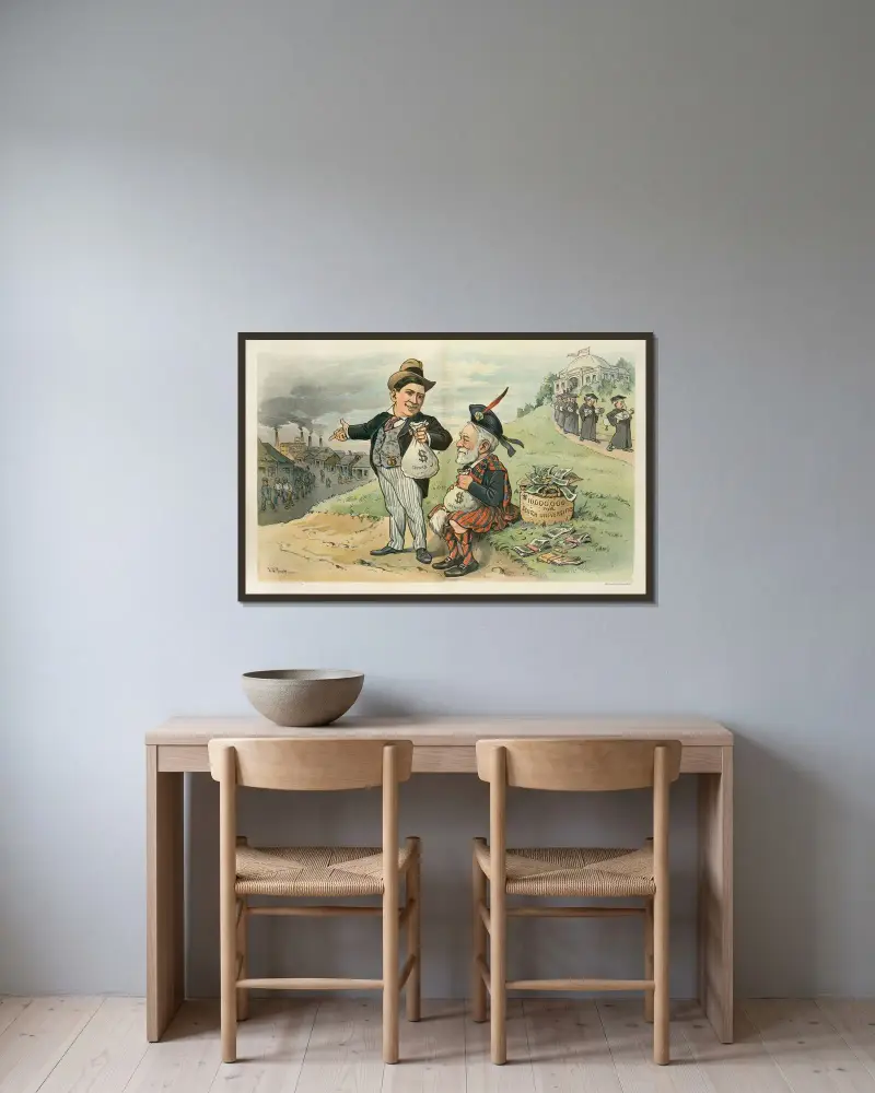 An object lesson av John Samuel Pughe inramad på en vägg