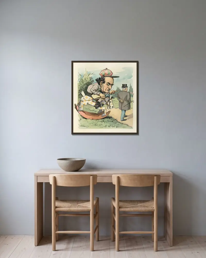 Bryan’s hobby av John Samuel Pughe inramad på en vägg
