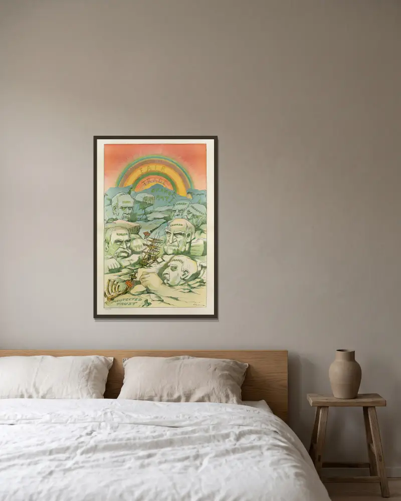 Weit im Norden von John Samuel Pughe gerahmt an einer Wand