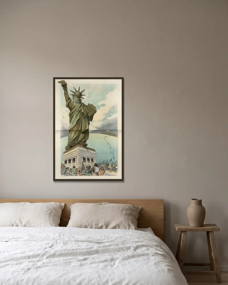 Liberty, John Samuel Pughe v rámu na stěně