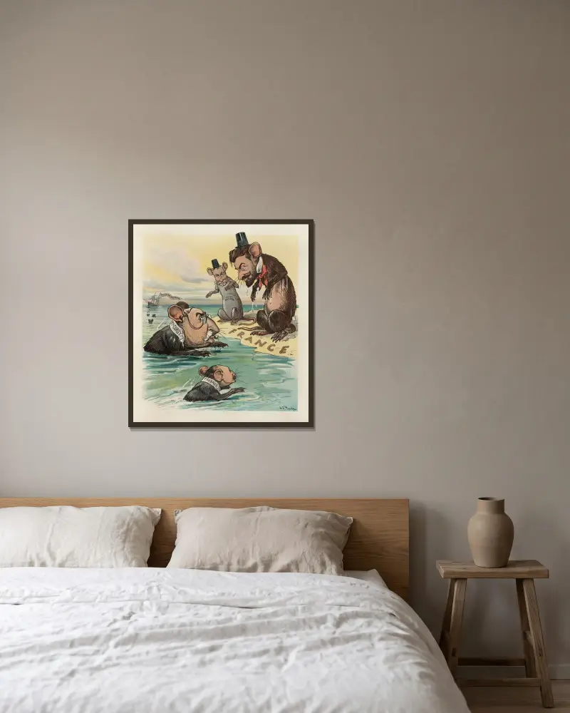 Mon Dieu! Are there any more at home like you av John Samuel Pughe inramad på en vägg
