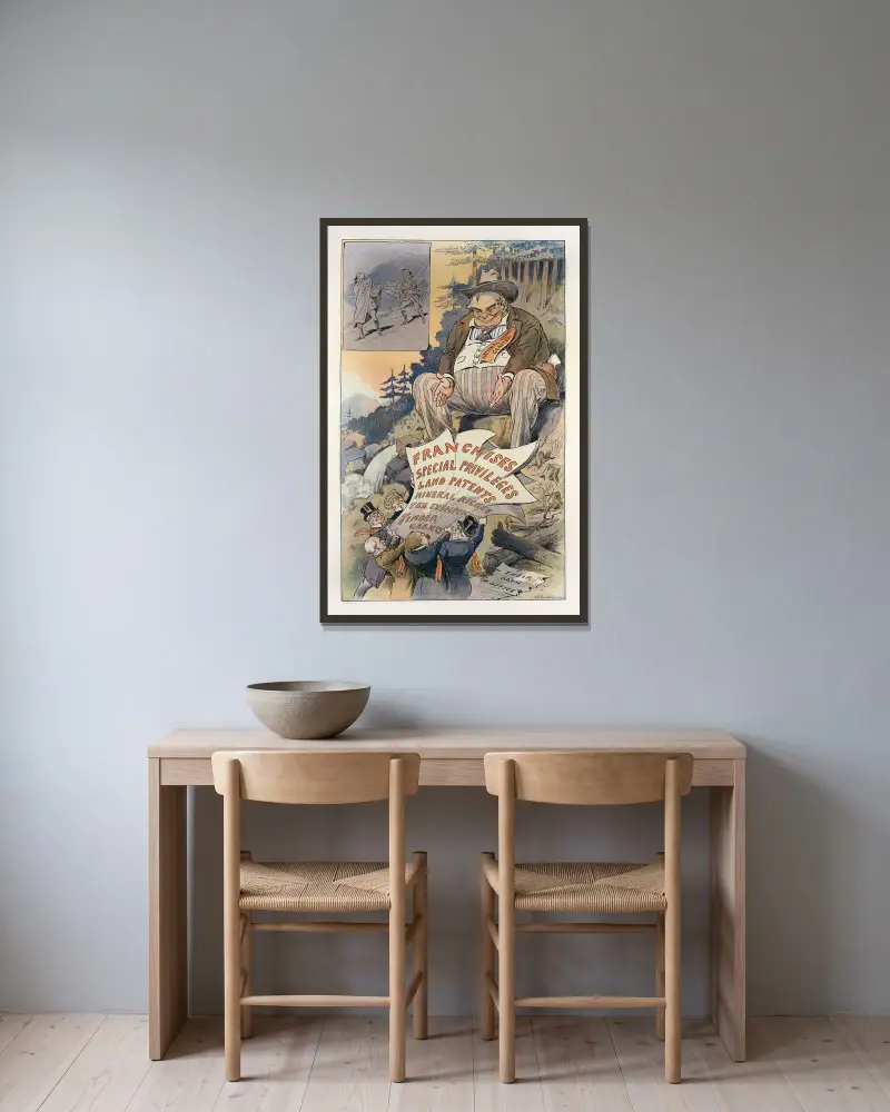 The modern Arnolds av John Samuel Pughe inramad på en vägg