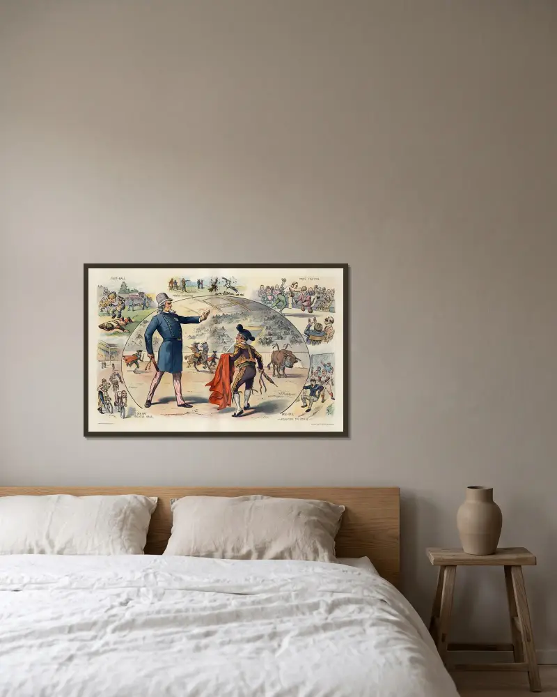 Der Splitter im Auge des Nächsten von John Samuel Pughe gerahmt an einer Wand