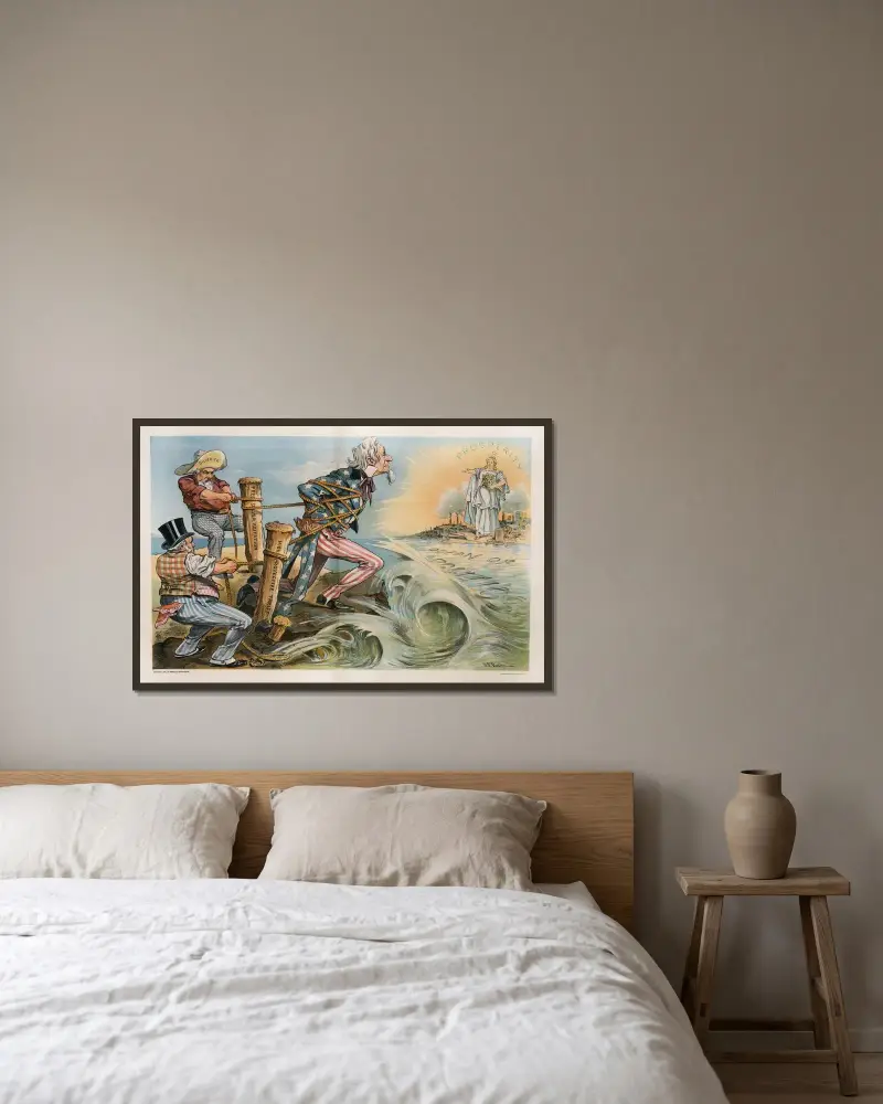 Dagens Tantalus av John Samuel Pughe inramad på en vägg