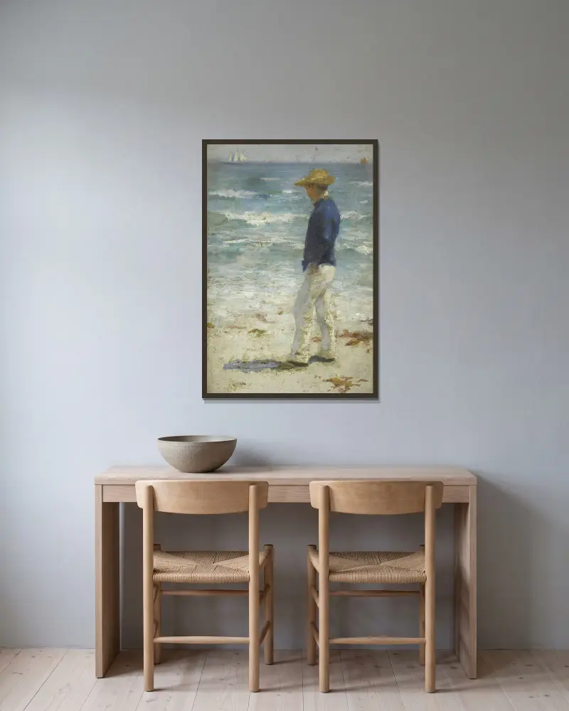Blick auf das Meer – Nr. 1 von Henry Scott Tuke gerahmt an einer Wand