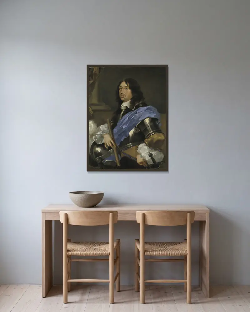 König Karl X. Gustav von Sébastien Bourdon gerahmt an einer Wand
