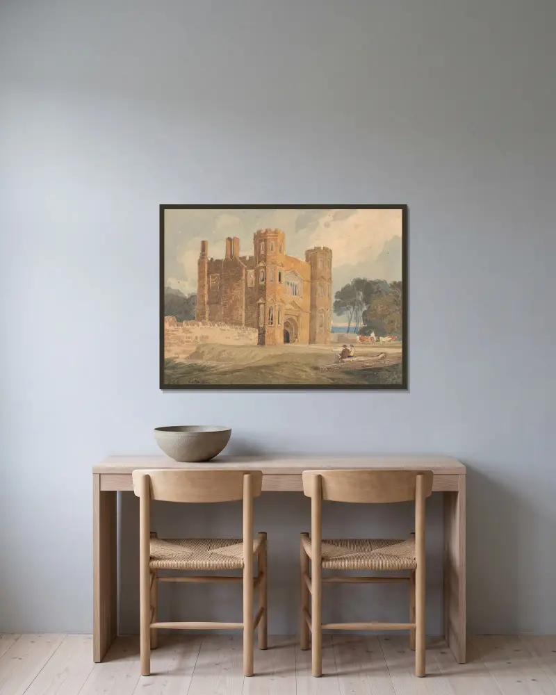 Gate-way, Saint Mary’s Wiggenhall, Norfolk av John Sell Cotman inramad på en vägg