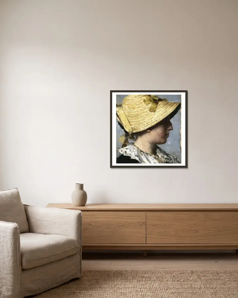 Anna Ancher, Peder Severin Krøyer v rámu na stěně