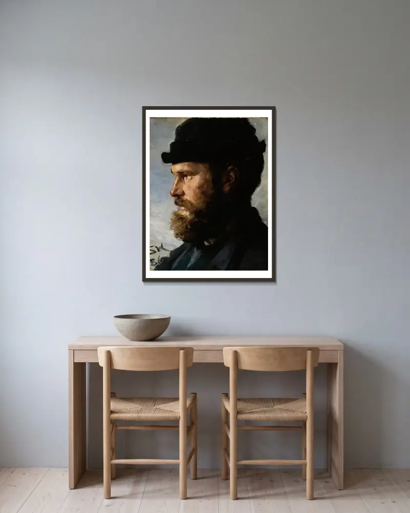Michael Ancher, Peder Severin Krøyer w ramie na ścianie