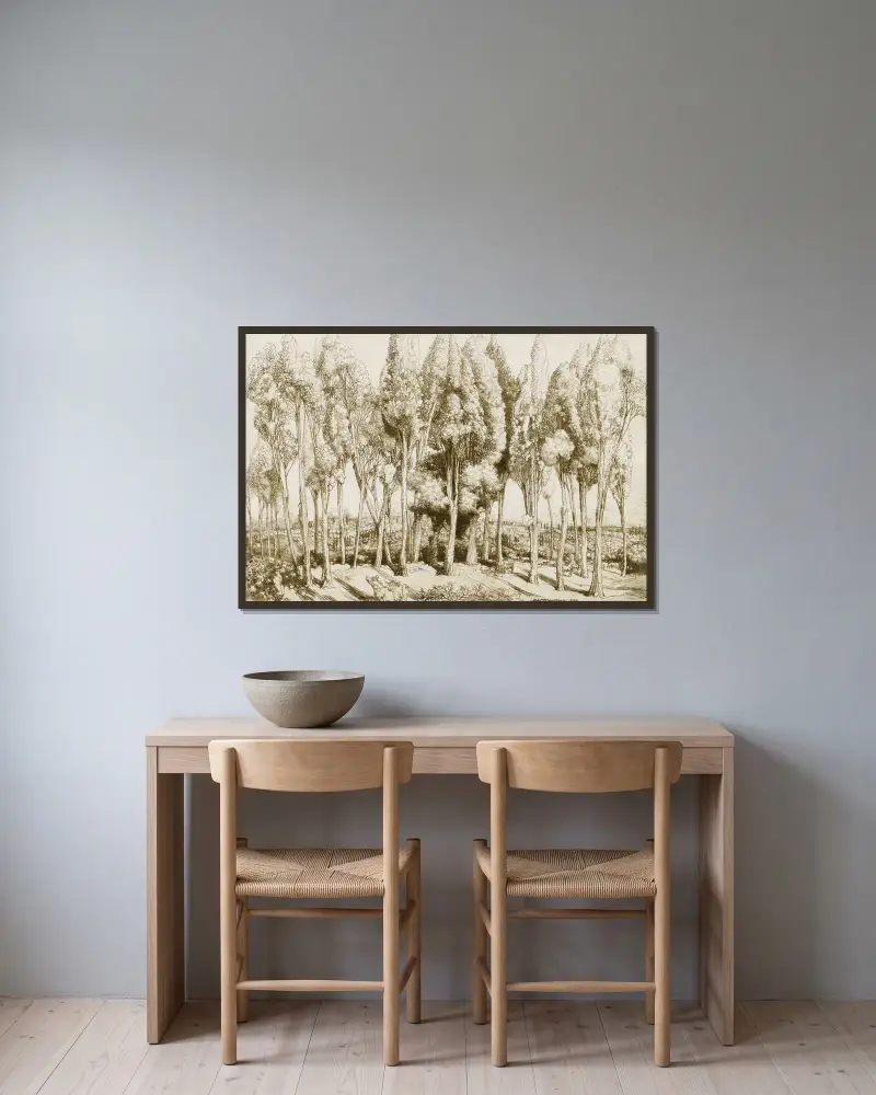 Road Song Nr. 5 von Donald Shaw MacLaughlan gerahmt an einer Wand
