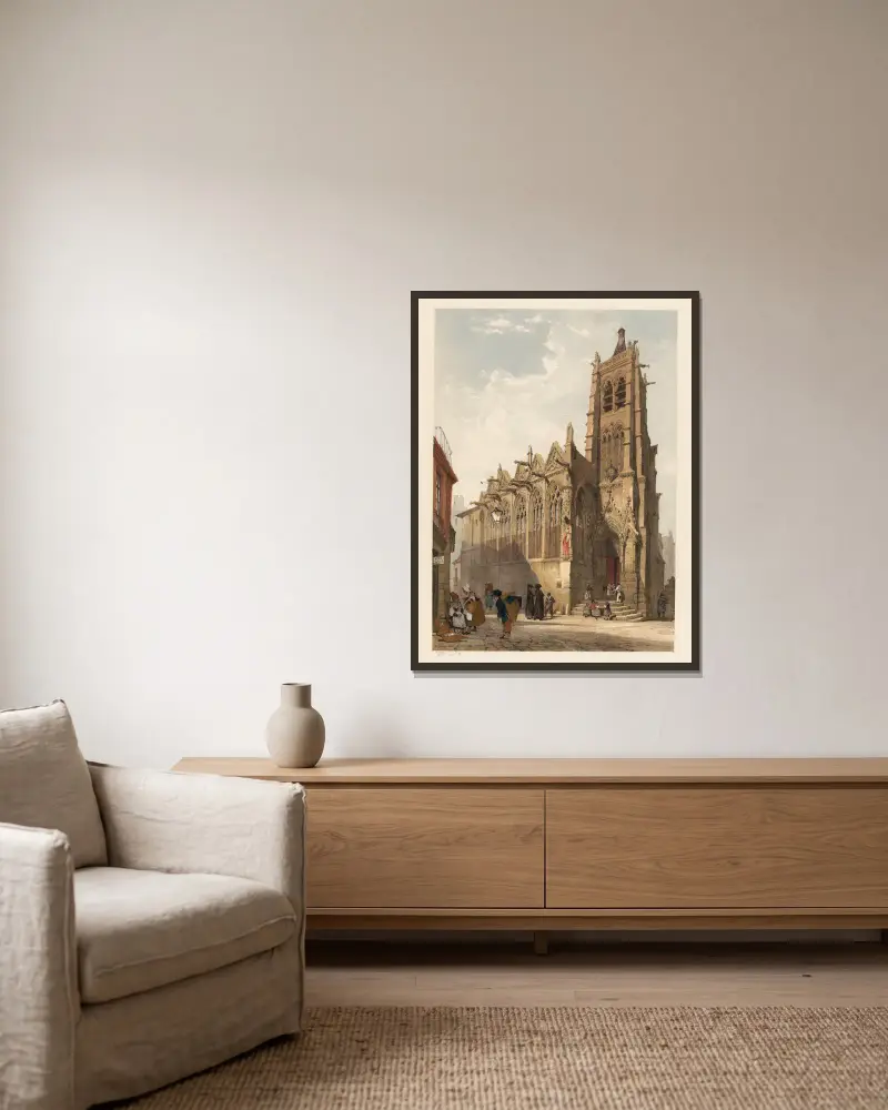 Saint-Séverin, Paryż, Thomas Shotter Boys w ramie na ścianie