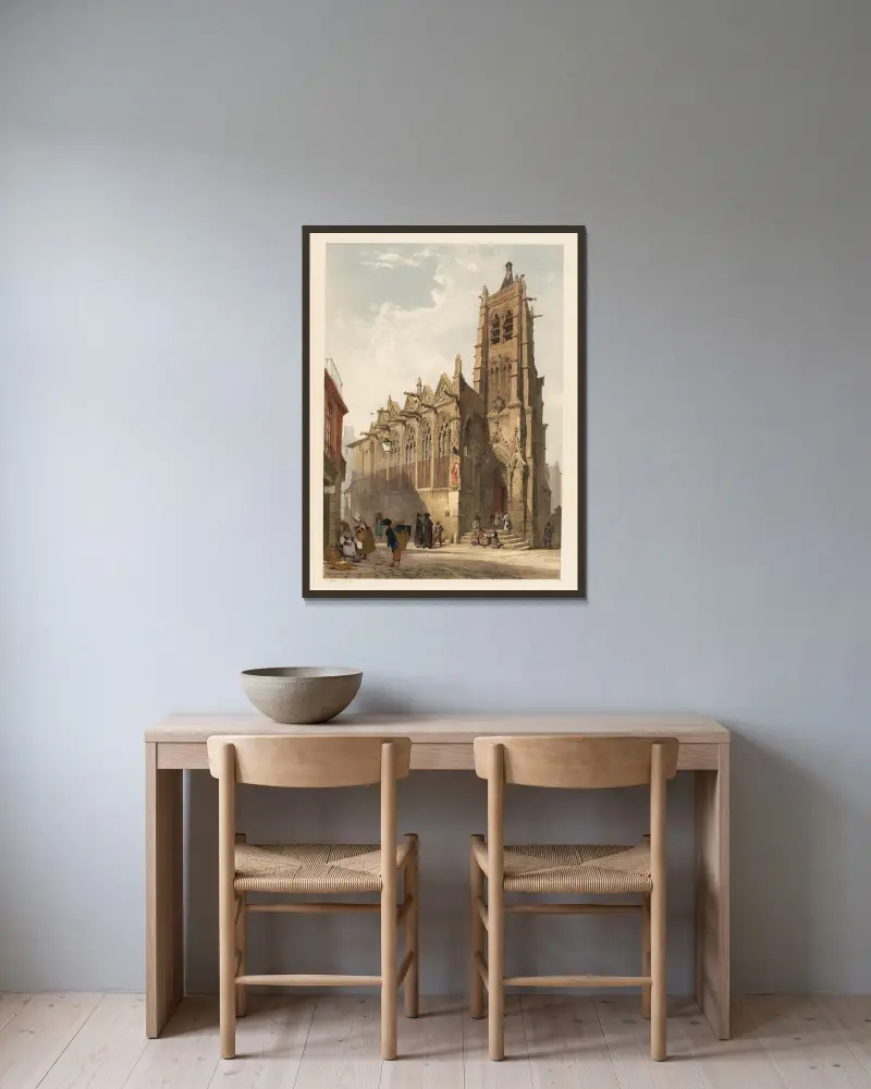 Saint-Séverin, Paryż, Thomas Shotter Boys w ramie na ścianie