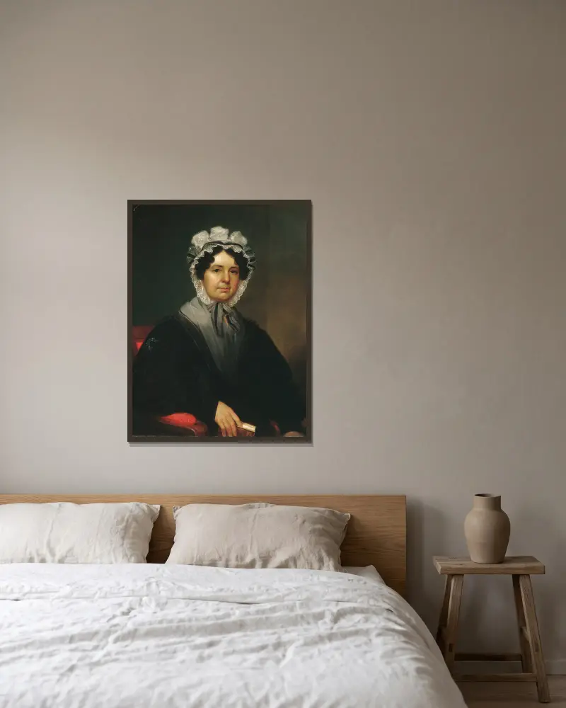 Paní Gideon Tuckerová, William Sidney Mount v rámu na stěně
