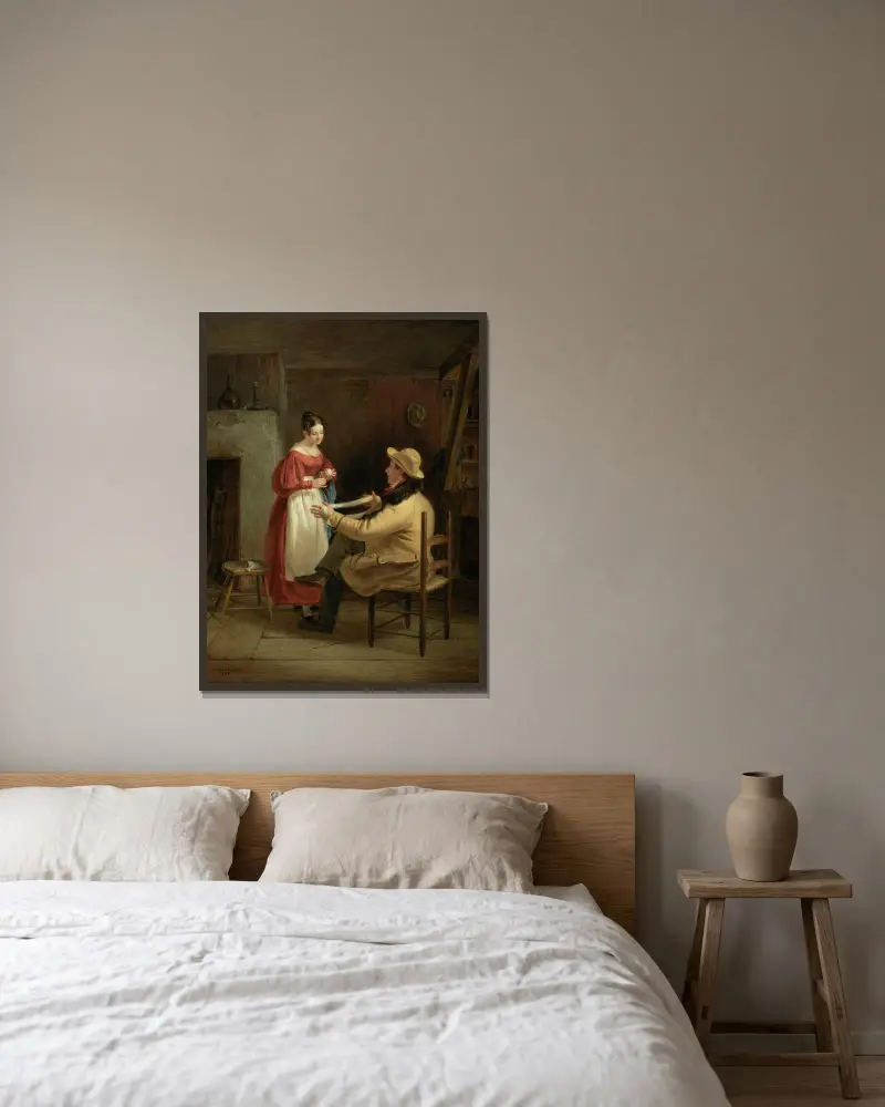 Abschluss von William Sidney Mount gerahmt an einer Wand