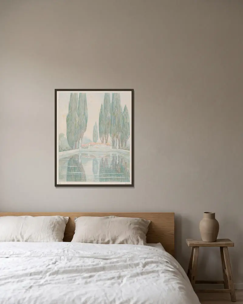 Untitled av Simon Moulijn inramad på en vägg