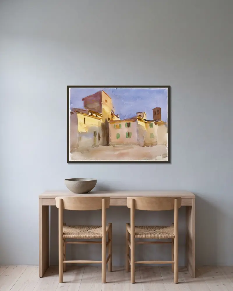 Borgo San Lorenzo, 1910 – Nr. 2, John Singer Sargent w ramie na ścianie