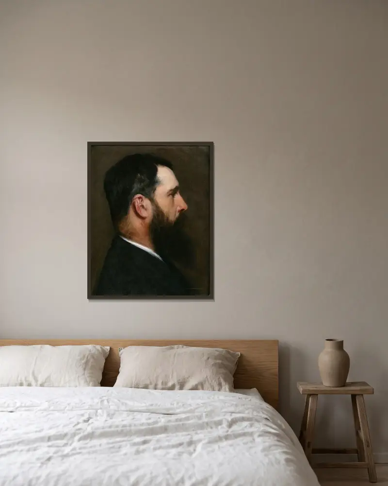 Claude Monet, John Singer Sargent v rámu na stěně