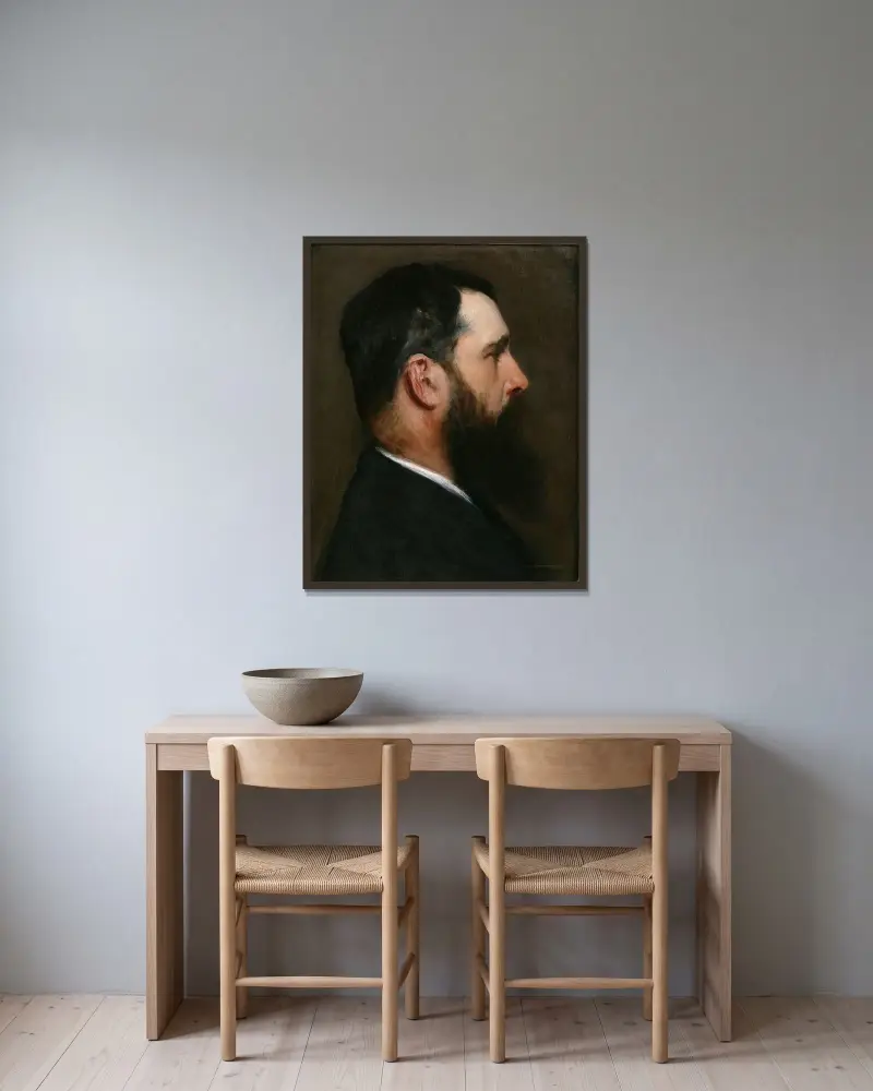 Claude Monet, John Singer Sargent v rámu na stěně