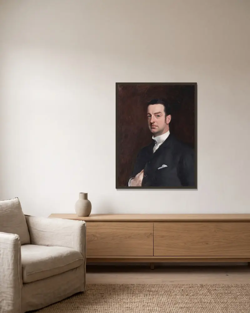 Cornelius Vanderbilt II, John Singer Sargent v rámu na stěně