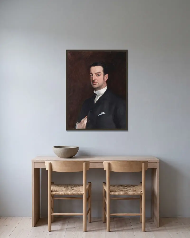 Cornelius Vanderbilt II, John Singer Sargent v rámu na stěně