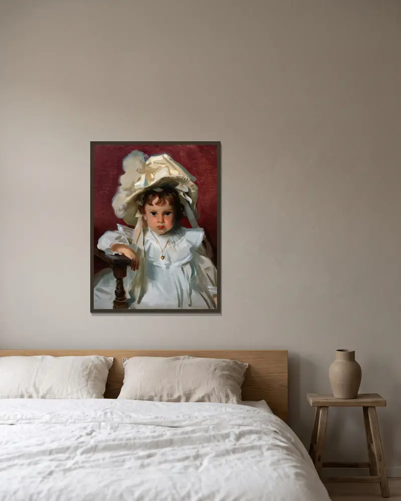 Dorothy, John Singer Sargent v rámu na stěně